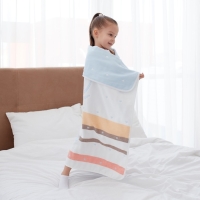 Полотенце детское Крошка Я "Magic" 95х100&plusmn;5 см, цвет голубой, 100% хлопок, 280 г/м2