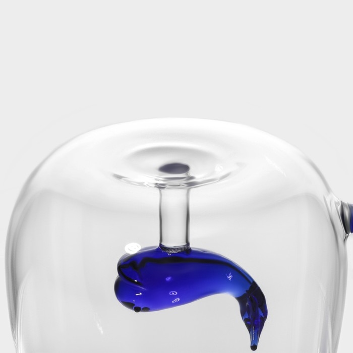 Кружка стеклянная с фигуркой на дне «Серен. Кит», 350 мл Кружка стеклянная с фигуркой на дне «Серен. Кит», 350 мл