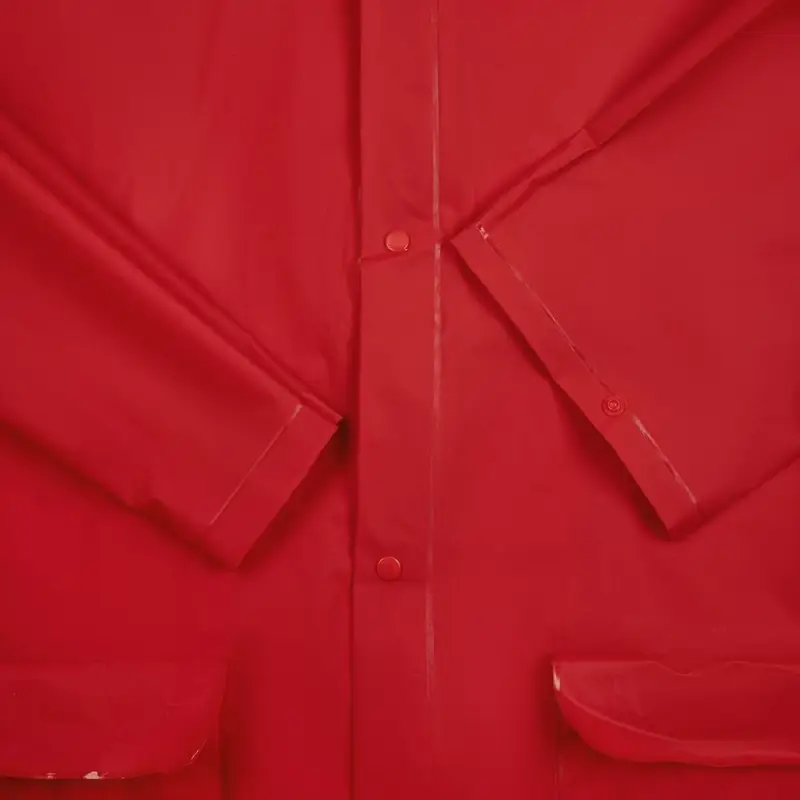 Дождевик детский RainDrop Kids, красный, 8 лет (рост 118-128)