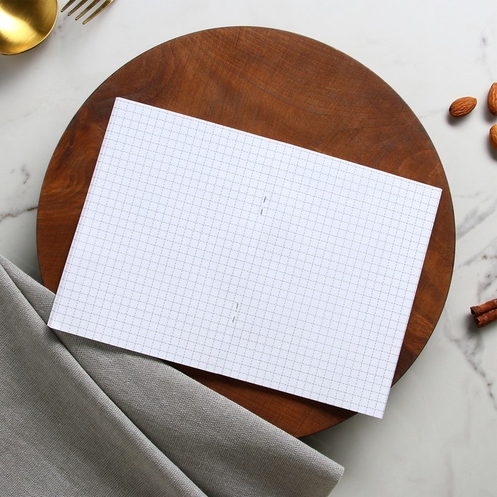 Книга для записи рецептов и блокнот список покупок "Мои любимые рецепты"