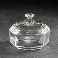 Сахарница стеклянная OCTIME, 400 мл, d=12 см Сахарница стеклянная OCTIME, 400 мл, d=12 см