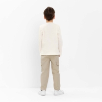 Джинсы для мальчика KAFTAN р. 32 (110-116 см, бежевый