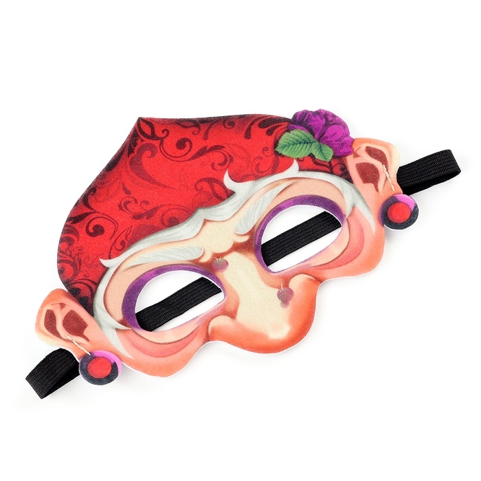 Карнавальная маска &laquo;Герои сказок. Ворчливая Баба-яга&raquo;, фетр