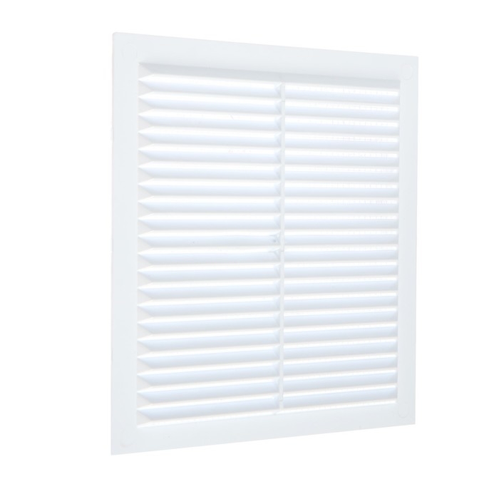 Решетка вентиляционная Решетка вентиляционная "КосмоВент" Л194, 194 х 194 мм, с сеткой, неразъемная