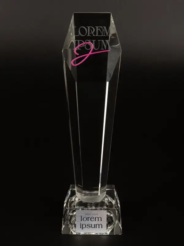 Стела Afterglow с подсветкой, малая, в подарочной упаковке