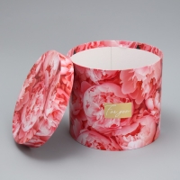 Набор шляпных коробок для цветов 4 в 1, упаковка подарочная, «Нежные цветы», 14 х 13 см - 20 х 17,5 см Набор шляпных коробок для цветов 4 в 1, упаковка подарочная, «Нежные цветы», 14 х 13 см - 20 х 17,5 см