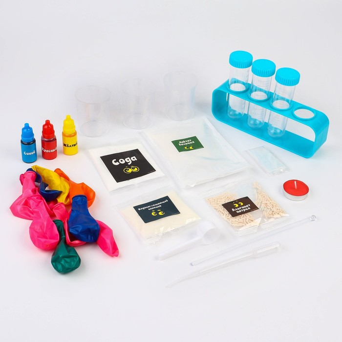 Набор для опытов Фиксики &laquo;Фикси опыты. Большой набор&raquo;, 12 опытов, друзья