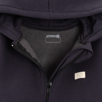 Комбинезон с капюшоном Крошка Я, BASIC LINE, рост 80-86 см, тёмно-серый