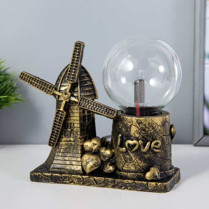 Плазменный шар Плазменный шар "Мельница" МИКС 13х8х19 см RISALUX