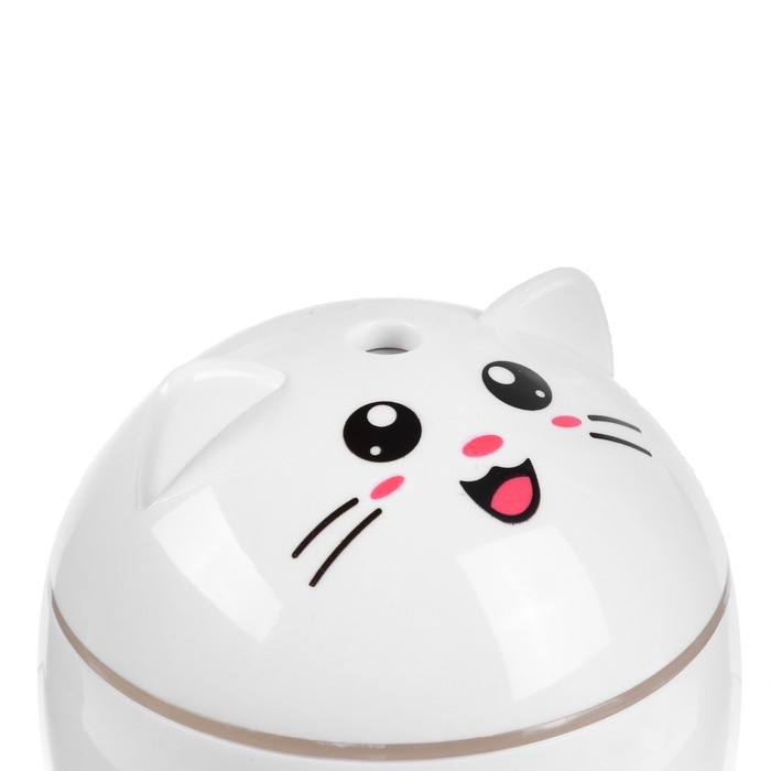 Увлажнитель HM-16 Увлажнитель HM-16 "Котенок", ультразвуковой, 0.23 л, 2 Вт, подсветка, USB ( в комп-те)