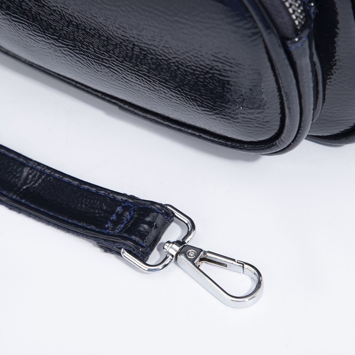 Сумка кросс-боди на молнии, цвет синий Сумка кросс-боди на молнии, цвет синий