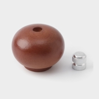 Мельница для специй Доляна, 13&times;4,5 см, металлический механизм, цвет коричневый