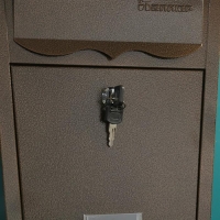 Ящик почтовый №11, Антик медный Ящик почтовый №11, Антик медный