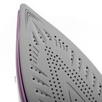 Утюг BRAYER 4006BR, 2400 Вт, 280 мл, керамическая подошва, 25 г/мин, 280 мл, бело-розовый