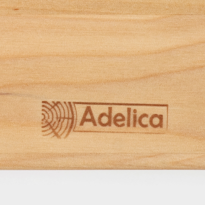 Доска для подачи шашлыка Adelica &laquo;3 шампура&raquo;, 30&times;24&times;1,8 см, массив берёзы