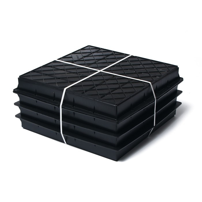 Форма для тротуарной плитки, 50 &times; 50 &times; 5.6 см, Ф3008-М, &laquo;Плита. 12 камней&raquo;, 1 шт.