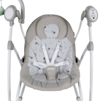 Электронные качели MISTY, серый, с адаптером, п/у, 12 мел., 5 скоростей Электронные качели MISTY, серый, с адаптером, п/у, 12 мел., 5 скоростей