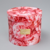 Набор шляпных коробок для цветов 4 в 1, упаковка подарочная, «Нежные цветы», 14 х 13 см - 20 х 17,5 см Набор шляпных коробок для цветов 4 в 1, упаковка подарочная, «Нежные цветы», 14 х 13 см - 20 х 17,5 см