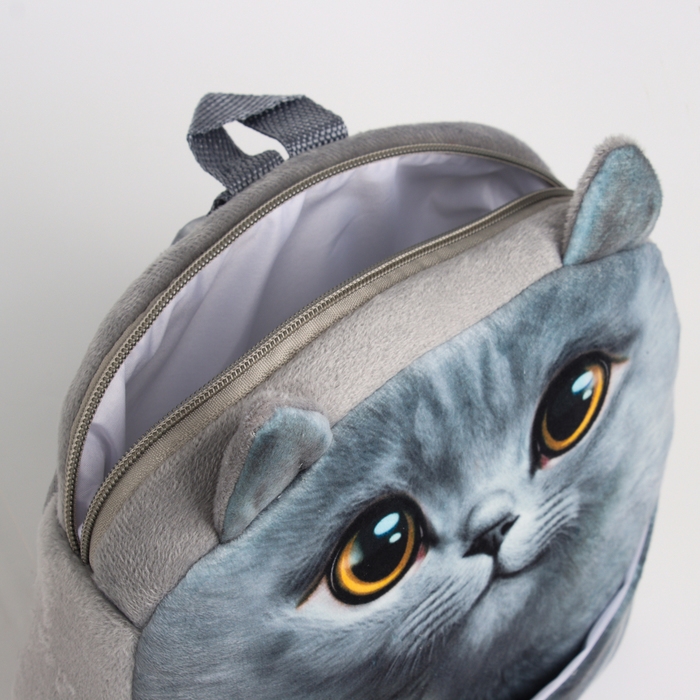 Рюкзак детский для девочки &laquo;Котик&raquo; с цыпленком