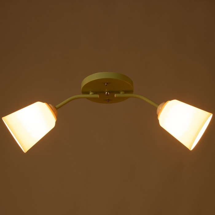 Люстра Люстра "Онлайн" (цил.) 2х15Вт Е27 МОДЕЛЬ:BR 00282 мятный 50х15х15см