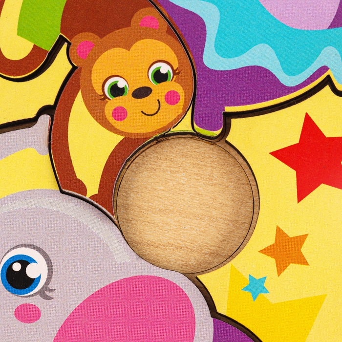 Головоломка логическая &laquo;Животные в цирке&raquo; 30х10 см