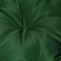 Подушка круглая на кресло непромокаемая D60 см, цвет ярко-зелёный, грета 20%, полиэстер 80%