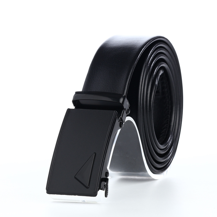Ремень мужской, Великан, ширина 4 см, пряжка автомат, цвет чёрный Ремень мужской, Великан, ширина 4 см, пряжка автомат, цвет чёрный