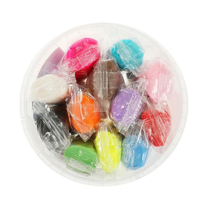 Тесто для лепки в ведре «Буба», 12 цв. Тесто для лепки в ведре «Буба», 12 цв.