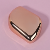 Стеклянная нано-тёрка для ног, 9 &times; 6,5 &times; 3 см, в картонной коробке, цвет золотистый