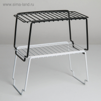 Полка универсальная Доляна, 24×14,3×14 см, цвет чёрный Полка универсальная Доляна, 24×14,3×14 см, цвет чёрный