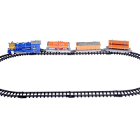 Железная дорога «Паровоз», работает от батареек, МИКС Железная дорога «Паровоз», работает от батареек, МИКС