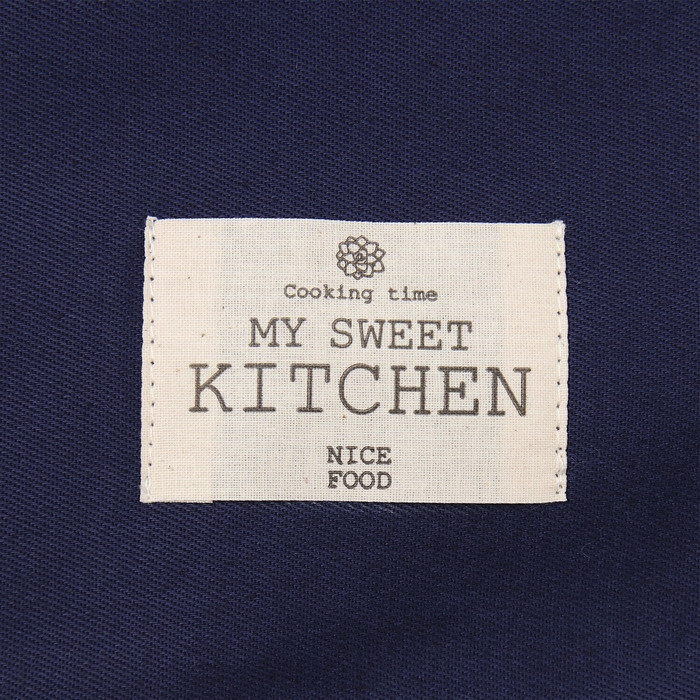 Полотенце Этель Kitchen 40х70 см, цв.синий, 100% хл, саржа 220 г/м2 Полотенце Этель Kitchen 40х70 см, цв.синий, 100% хл, саржа 220 г/м2