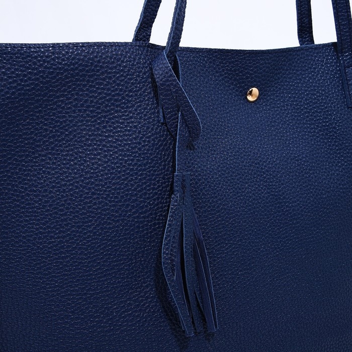 Сумка женская тоут на магните, цвет синий Сумка женская тоут на магните, цвет синий