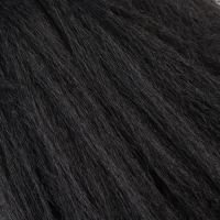 ZUMBA Канекалон однотонный, гофрированный, 60 см, 100 гр, цвет чёрный(#AY2) ZUMBA Канекалон однотонный, гофрированный, 60 см, 100 гр, цвет чёрный(#AY2)