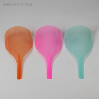 Экран для защиты лица, с ручкой, 31,5 &times; 13,5 см, цвет розовый