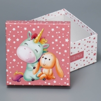 Набор коробок 5 в 1, упаковка подарочная, «Детский», 14 х 14 х 8‒22 х 22 х 12 см Набор коробок 5 в 1, упаковка подарочная, «Детский», 14 х 14 х 8‒22 х 22 х 12 см