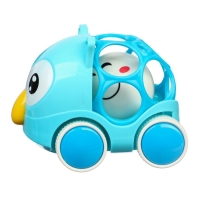 Машинка - погремушка «Совушка», с эластичными элементами, Крошка Я Машинка - погремушка «Совушка», с эластичными элементами, Крошка Я