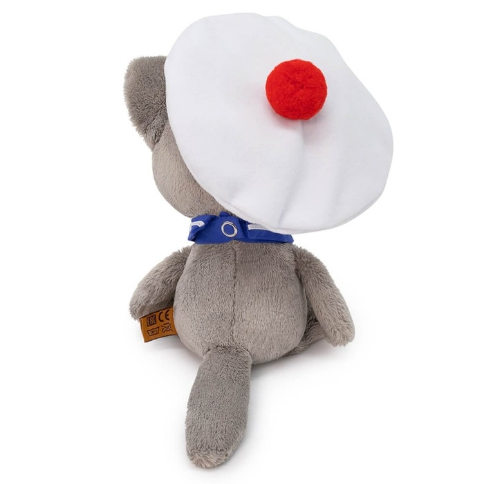 Мягкая игрушка &laquo;Волчонок Вока&raquo;, в морском воротничке и берете, 15 см
