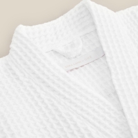 Халат вафельный детский SL HOME: Kids "Блан де Блан", размер 32, 100% хлопок, 280 г/м2 Халат вафельный детский SL HOME: Kids "Блан де Блан", размер 32, 100% хлопок, 280 г/м2