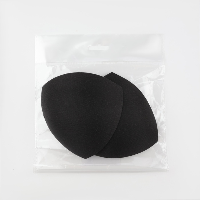 Чашки для бюстгальтера &laquo;Треугольник&raquo;, евро 70-75, пара, цвет чёрный