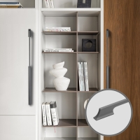 Ручка-скоба CAPPIO RSC020, алюминий, м/о 480 мм, цвет графит