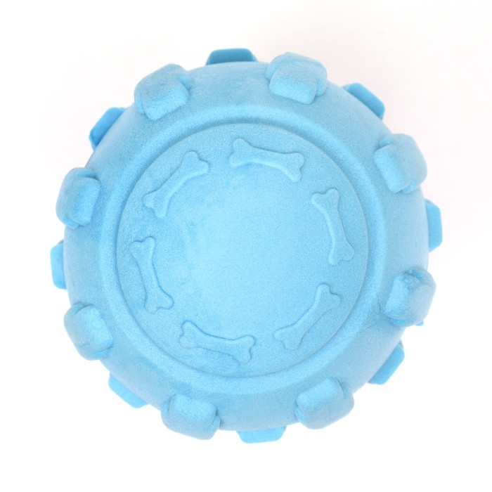 Игрушка для собак Игрушка для собак "Гиря", TPR, 11 см, голубая/розовая