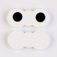 Глаза деревянные , набор 40 шт., размер 1 шт. &mdash; 1,6 &times; 1 см