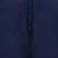 Чехол для одежды с окном, 60&times;120 см, спанбонд, цвет синий