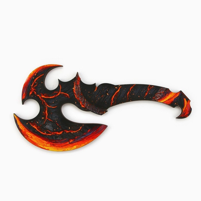 Деревянное оружие, детское сувенирное &laquo;Огненный&raquo;, топор шадоу, 10,3 х 19,7 см