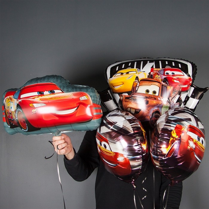 Шар фольгированный 22" &laquo;Тачки. Молния МакКуин&raquo;, фигура