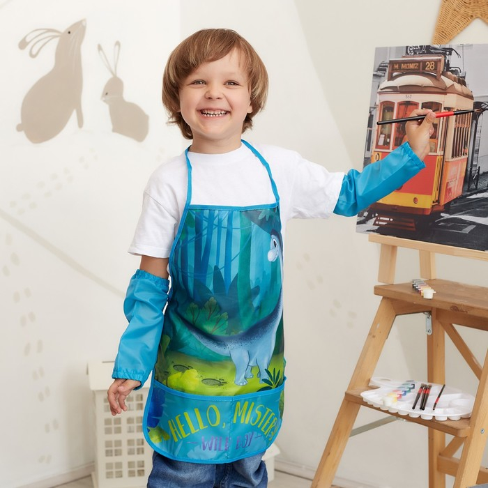 Фартук с нарукавниками детский Этель &laquo;Джунгли&raquo;, 49 х 39 см