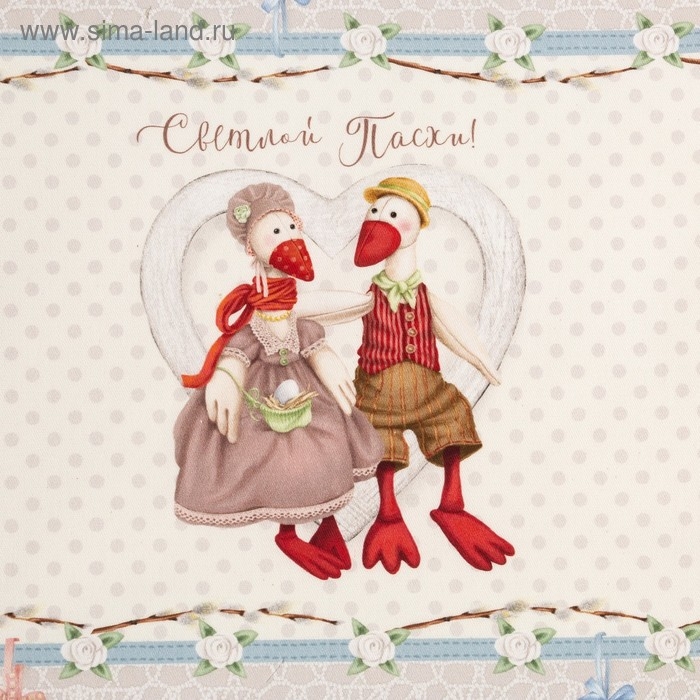 Дорожка на стол &laquo;&laquo;Пасхальные Тильды&raquo;&raquo; 40х146 см, 100% хл, саржа 190 гр/м2