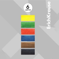 Акварель 6 цветов, ErichKrause, без кисти, картон, европодвес (облегченная упаковка) Акварель 6 цветов, ErichKrause, без кисти, картон, европодвес (облегченная упаковка)