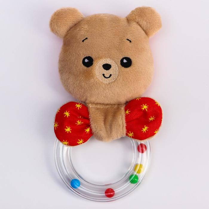 Погремушка колечко Мякиши «Лиса, Мишка, Олененок, Цыпленок», виды МИКС Погремушка колечко Мякиши «Лиса, Мишка, Олененок, Цыпленок», виды МИКС